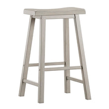 Load image into Gallery viewer, Antique White Sharman Solid Wood Bar Stool
