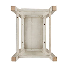 Load image into Gallery viewer, Antique White Sharman Solid Wood Bar Stool
