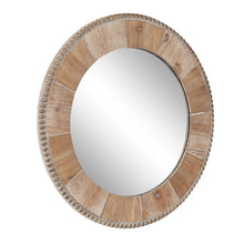 Load image into Gallery viewer, Sherray Round Wood Wall Mirror
