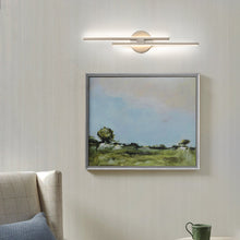 Load image into Gallery viewer, Nickel Shoji 2 - Light Dimmable LED Vanity Light
