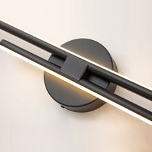 Load image into Gallery viewer, Nickel Shoji 2 - Light Dimmable LED Vanity Light
