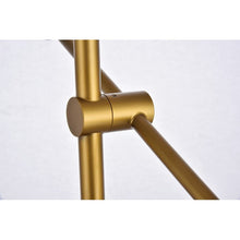 Load image into Gallery viewer, Brass Signorelli 6 - Light Dimmable Sputnik Modern Linear Chandelier
