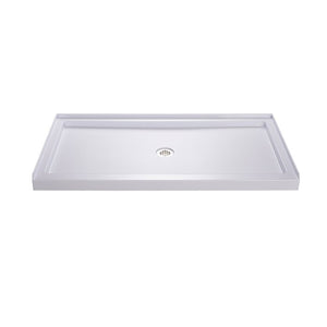 SlimLine 54" W x 36" D Single Threshold Shower Base