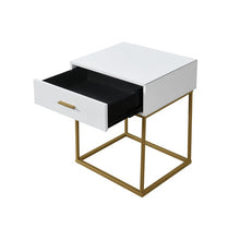 Load image into Gallery viewer, Solid + Manufactured Wood Nightstand
