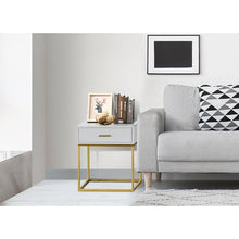 Load image into Gallery viewer, Solid + Manufactured Wood Nightstand
