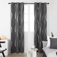 Load image into Gallery viewer, Spurgh Polyester Blackout Curtain Pair (Set of 4)
