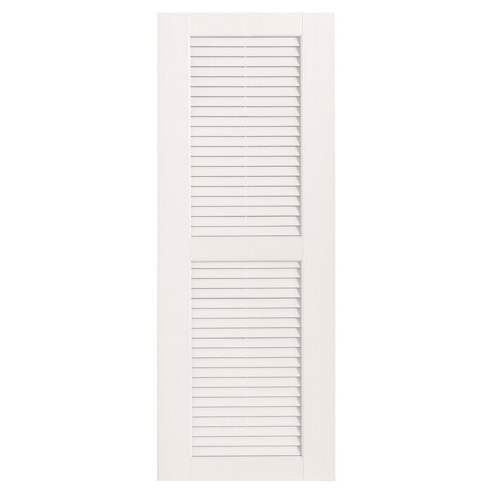 Straight Top Open Louver Shutters Pair (Set of 2) – Salvage & Co Fishers