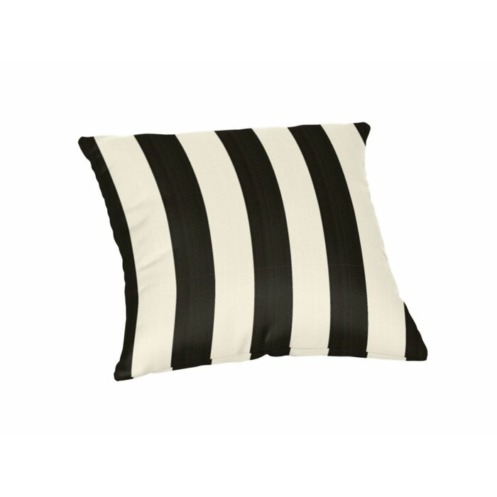 Striped Sunbrella Indoor/Outdoor Throw Pillow