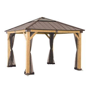 Universal Mosquito Netting for Wood-Framed Gazebos