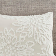 Load image into Gallery viewer, Full/Queen Comforter + 2 Standard Shams Off-White Susie 100% Cotton Comforter Set
