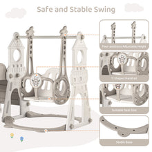 Load image into Gallery viewer, White/Gray Swing Set
