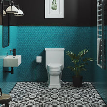 Load image into Gallery viewer, Voltaire Glossy White Ceramic Rectangular Wall Mount Bathroom Sink with Overflow
