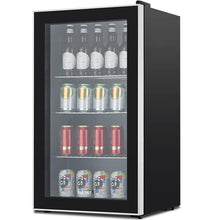 Load image into Gallery viewer, 120 Cans Outdoor Rated Freestanding Beverage Refrigerator and with Glass Door

