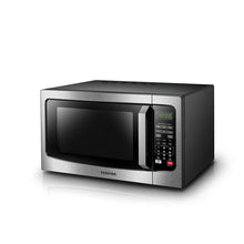 Load image into Gallery viewer, 1.2 Cu Ft Countertop Microwave, Smart Sensor, 12 Auto Menus, Mute Function, Silver, 1100W

