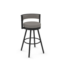 Load image into Gallery viewer, Black Traci Swivel Counter Stool

