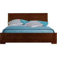 Load image into Gallery viewer, Queen Walnut Trent Solid Wood Bed
