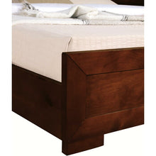 Load image into Gallery viewer, Queen Walnut Trent Solid Wood Bed
