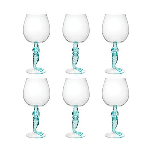 6 - Piece Acrylic All Purpose Wine Glass Stemware Set