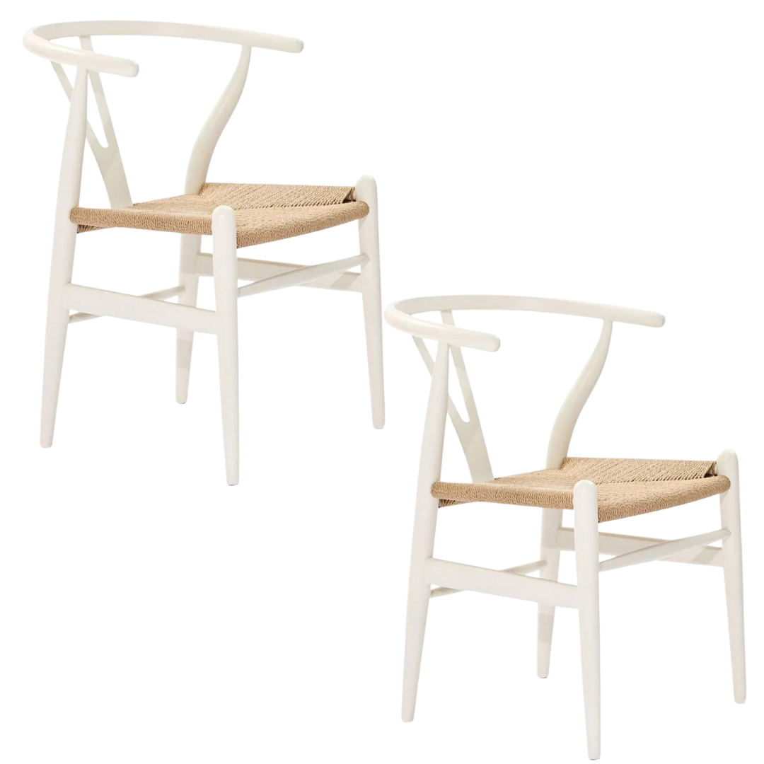 Dayanara Solid Wood Slat Back Side Chair (Set of 2)