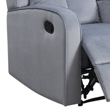 Load image into Gallery viewer, Grey Manual Upholstered Recliner

