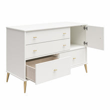 Load image into Gallery viewer, Valentina Asymmetrical 4 Drawer / 1 Door Dresser

