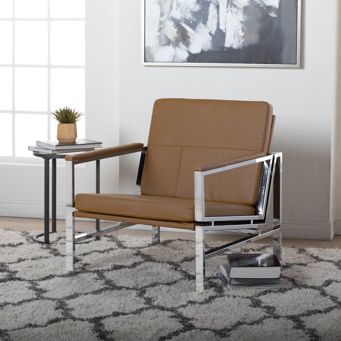 Varnado Vegan Leather Armchair