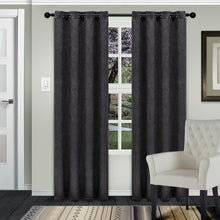 Load image into Gallery viewer, Set of 2 Vedder Geometric Room Darkening Thermal Curtain Panels
