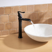Load image into Gallery viewer, Black Vessel Sink Faucet Single-handle Bathroom Faucet with Drain Assembly
