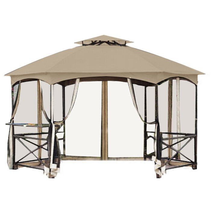 Beige Vineyard Gazebo Replacement Canopy