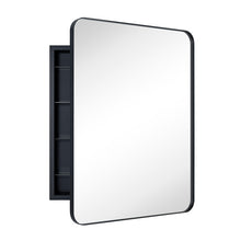 Load image into Gallery viewer, W H Recessed Framed Medicine Cabinet with Mirror and Adjustable Shelves
