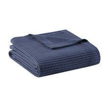 Load image into Gallery viewer, Waffle Weave Cotton Blanket, King
