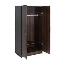 Load image into Gallery viewer, Espresso Bucholz Wardrobe Cabinet
