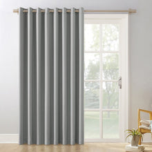 Load image into Gallery viewer, Solid Blackout Thermal Grommet Patio Door Single Curtain Panel
