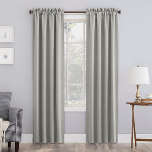 Solid Blackout Thermal Rod Pocket Single Curtain Panel