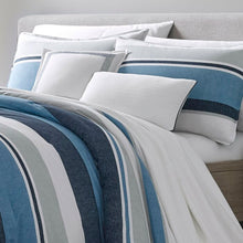 Load image into Gallery viewer, Westport 100% Cotton Comforter Set, King Comforter + 2 King Shams + 2 Throw Pillows

