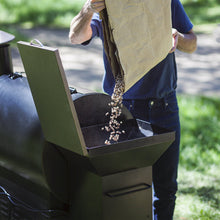 Load image into Gallery viewer, Wood Pellet Grill and Smoker 6-in-1 BBQ Black

