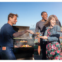 Load image into Gallery viewer, Wood Pellet Grill and Smoker 6-in-1 BBQ Black
