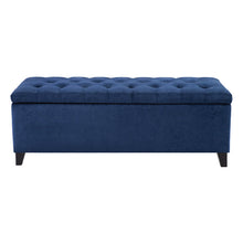 Load image into Gallery viewer, Zakhar Button Tufted Rectangle Storage Ottoman
