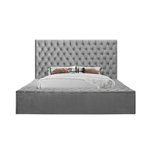 Load image into Gallery viewer, King Gray Zaniyah Upholstered Headboard
