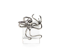 Load image into Gallery viewer, Decorative Silver Octopus Figurine
