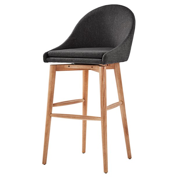 Nelson Mid-Century Modern Swivel Bar Stool (Set of 2) - 2 Boxes