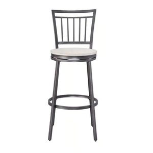 Jacey Grey/Whitewashed Bar Stool