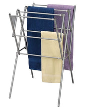 Load image into Gallery viewer, Expandable Steel Drying Rack, Silver
