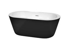 Load image into Gallery viewer, Mermaid Free Standing Acrylic Soaking Tub with Center Drain, Drain Assembly, and Overflow
