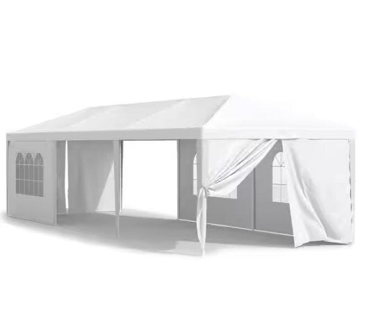 White Outdoor Gazebo Wedding Party Tent with Removable Sidewalls