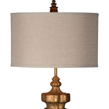 Load image into Gallery viewer, Harvey Old World Gold Stem Floor Lamp
