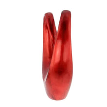 Load image into Gallery viewer, LITTON LANE Decorative Abstract Sculpture in Red Polystone
