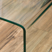Load image into Gallery viewer, Noble House Roman Tempered Glass Coffee Table, Clear 1520CDR
