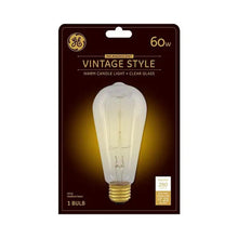 Load image into Gallery viewer, GE 60-Watt Dimmable ST19 Vintage Light Fixture Incandescent Light Bulb (Set of 3) GL1414
