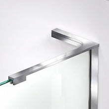 Load image into Gallery viewer, DreamLine Prism Plus 72-in H x 36-in to 36-in W Frameless Hinged Chrome Shower Door (Clear Glass) MRM2590 (3 boxes)
